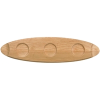 Churchill Art de Cuisine Menu Oval Wooden Boards 550mm (4 Pack)