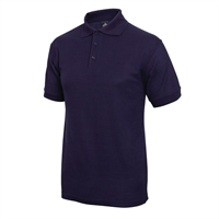 Polo mixte bleu marine