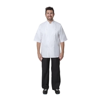 Veste de cuisine mixte Chef Works Executive Capri blanche EU56