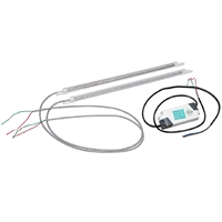 Polar LED-licht en transformator
