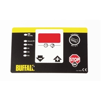 Control Panel Adhesive Label for Buffalo Vac Pack Machine