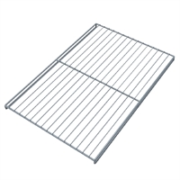 Polar Grey Floor Protector Shelf 400x 590mm