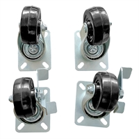 Polar Set aus 4 Standard und gebremsten Rollen Ersatzteil Passend für GE580 und GE581