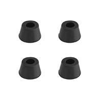 Pieds en caoutchouc noir Buffalo (lot de 4)