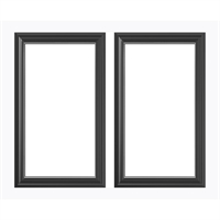 Polar Complete Glass Door Assembly (2 Pack)
