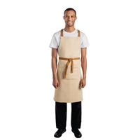 Southside X-Cross Back Apron Khaki Beige - 700x1000mm