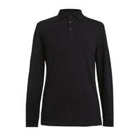 Brook Taverner Frederick Men's Black Long Sleeve Polo