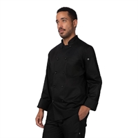Chef Works Le Mans Recycled Unisex Chef Jacket Black