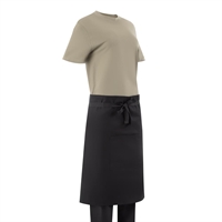 Southside Cotton Canvas Bistro Apron Black