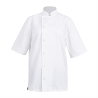 Southside Oakland Lyocell and Cotton Chefs Jacket White