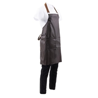 Chef Works Urban Boulder Bib Apron Black/Brown