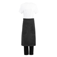 Chef Works Urban Dorset Antique Bistro Apron Pewter
