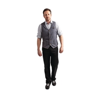 Bragard Irvine Mens Waistcoat Grey