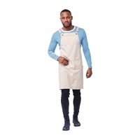 Urbanbar Archie Cotton Canvas Bib Apron Stone