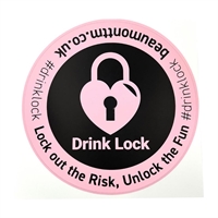 Beaumont Drink Lock Anti Spiking Drink Covers (250 Pack)