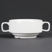 Bols à soupe avec anses Olympia Whiteware 400ml (lot de 6)
