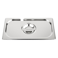 Couvercle inox avec encoche Vogue GN 1/3