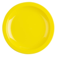 Olympia Kristallon Polypropylene Plates Yellow 174mm (12 Pack)