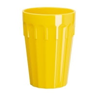 Olympia Kristallon Polypropylene Tumblers Yellow 260ml (12 Pack)