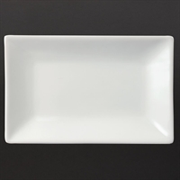 Olympia Whiteware rechthoekige serveerschalen 20x13cm (6 stuks)