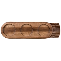 Churchill Single Handled Large Wooden Boards 480mm (4 Pack)