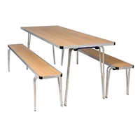 Gopak Contour Folding Table Oak