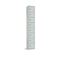 Elite Eight Door 300mm Deep Lockers Grey