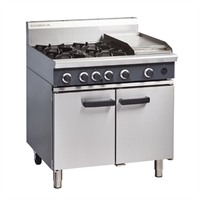 Cobra by Moffat 4 Burner Propane Gas Oven Range With Griddle Plate CR9C