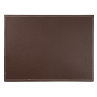 Olympia kunstlederen placemat bruin 40x30cm