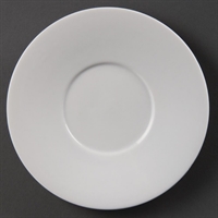 Soucoupes Olympia Whiteware 150mm (Lot de 12)