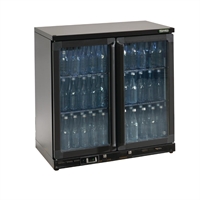 Gamko Bottle Cooler with Double Hinged Door 250 Ltr Black