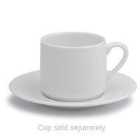 Elia Glacier Fine China Espresso Cups Saucers 115mm (6 Pack)