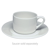 Elia Glacier Fine China Stackable Tea Cups 240ml (6 Pack)