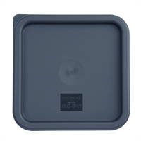 Hygiplas Square Food Storage Container Lid Blue Medium