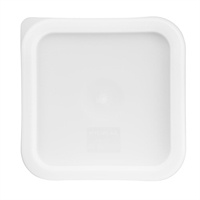 Hygiplas Square Food Storage Container Lids White