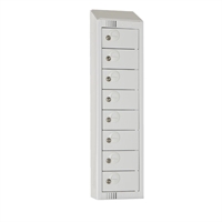 Elite Eight Door Personal Effects Lockers Grey