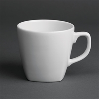 Royal Porcelain Classic Rounded Square Cups White 230ml (12 Pack)