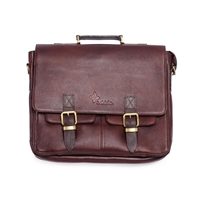 Boldric Messenger Leather Knife Bag 10 Slots