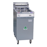Austheat AF812R Freestanding Electric Fryer Rapid Recovery Single Pan Two Baskets 33Ltr