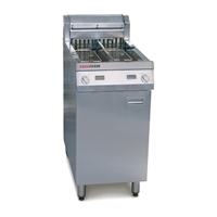 Austheat AF822 Freestanding Electric Fryer Twin Pan Two Baskets 2x 14Ltr