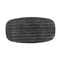Churchill Studio Prints Homespun Rectangular Plates Charcoal 355mm (6 Pack)