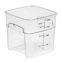 Boîte de stockage carrée en polycarbonate Cambro FreshPro 3,8 L