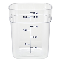 Boîte de stockage carrée en polycarbonate Cambro FreshPro 17,2 L