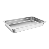 Vogue Heavy Duty Stainless Steel Perforated - GN 1/1 65mm