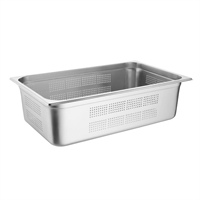 Vogue Heavy Duty Stainless Steel Perforated GN - 1/1 150mm