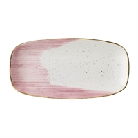 Churchill Stonecast Accents Chefs Oblong Plates Petal Pink 298x153mm (12 Pack)