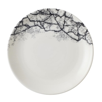 Churchill Kintsugi Accents Quartz Black Evolve Coupe Plates 165mm (12 Pack)