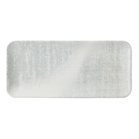 Dudson Makers Collection Jute Grey Organic Coupe Rectangle Platter 349 x 159mm (6 Pack)