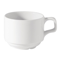 Utopia Titan Stacking Cups White 200ml (36 Pack)