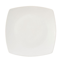 Utopia Titan Rounded Square Plates White 270mm (6 Pack)